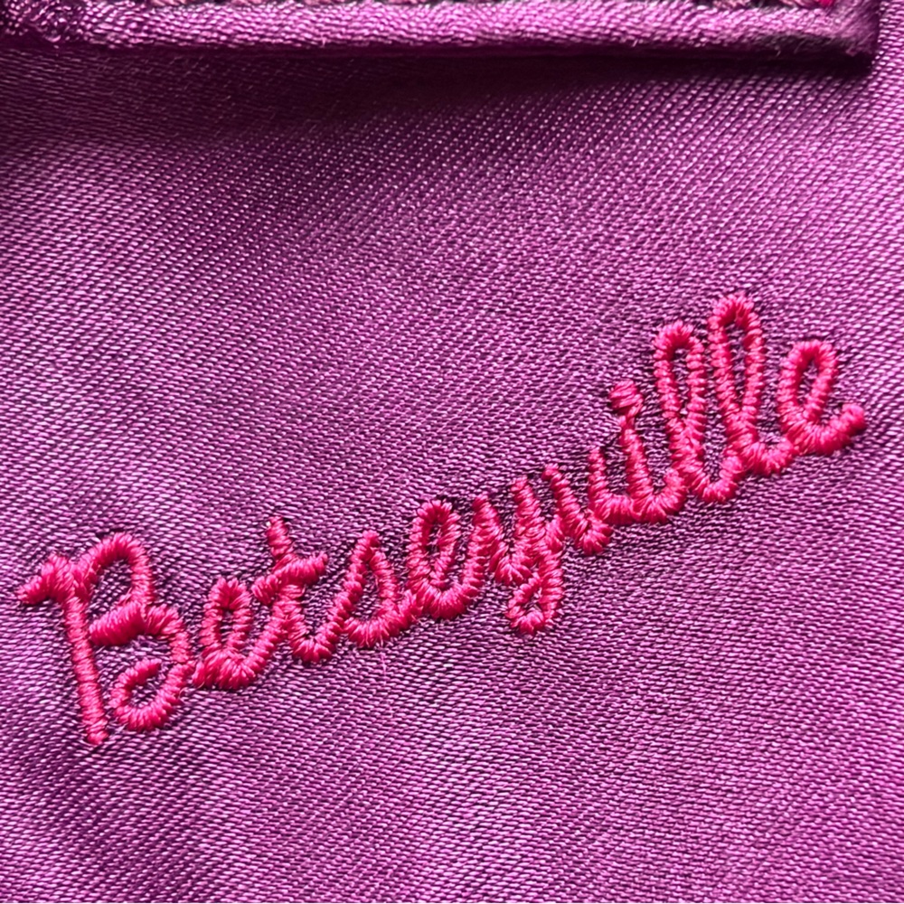 🎀Betseyville 💜 Betsey Johnson Purple Sequin Kiss-Lock Bow Clutch Purse - Picture 3 of 16